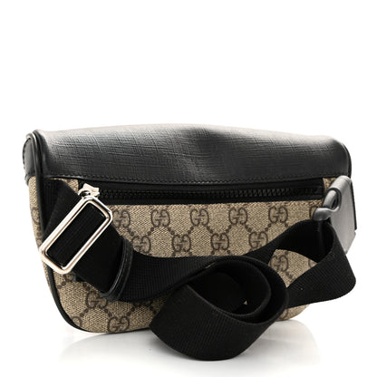 Gucci GG Supreme Monogram Belt Bag Black 3 of 10