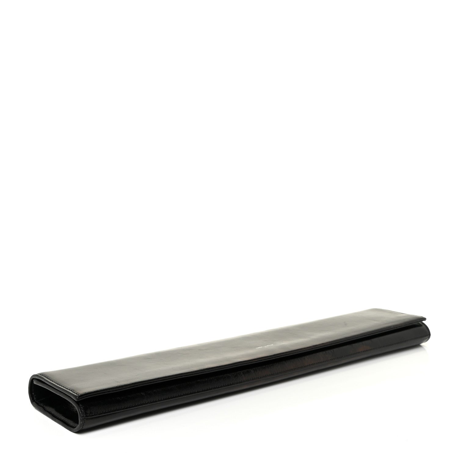 Saint Laurent Calfskin Fetiche Long Clutch Black 4 of 20