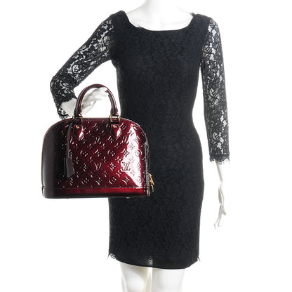 Louis Vuitton Vernis Alma PM Amarante 2 of 7