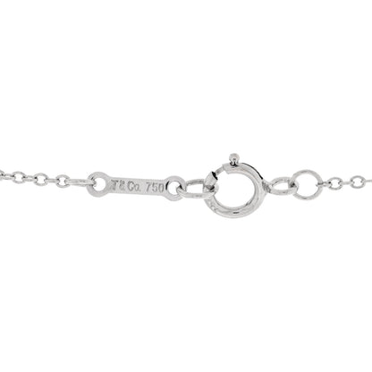 Tiffany 18K White Gold Diamond Paloma Picasso Small Signature X Pendant Necklace 4 of 5