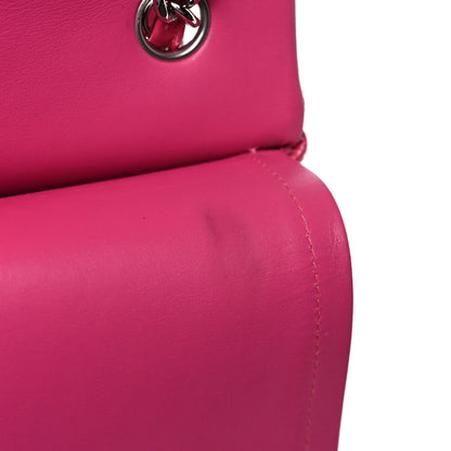Chanel Patent Quilted Jumbo Double Flap Fuchsia 20 of 23