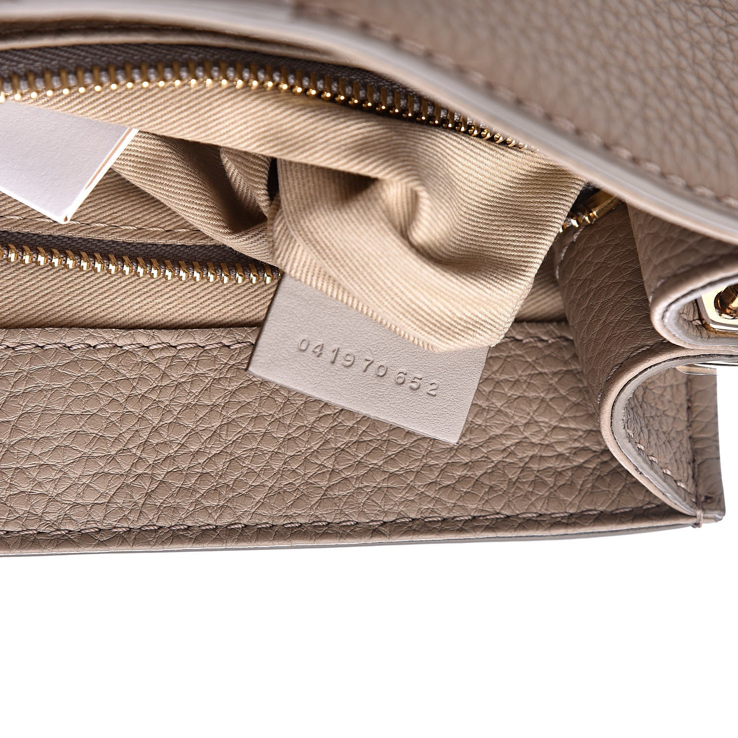 Chloe Shiny Grained Calfskin Small Aby Day Shoulder Bag Motty Grey 7 of 9