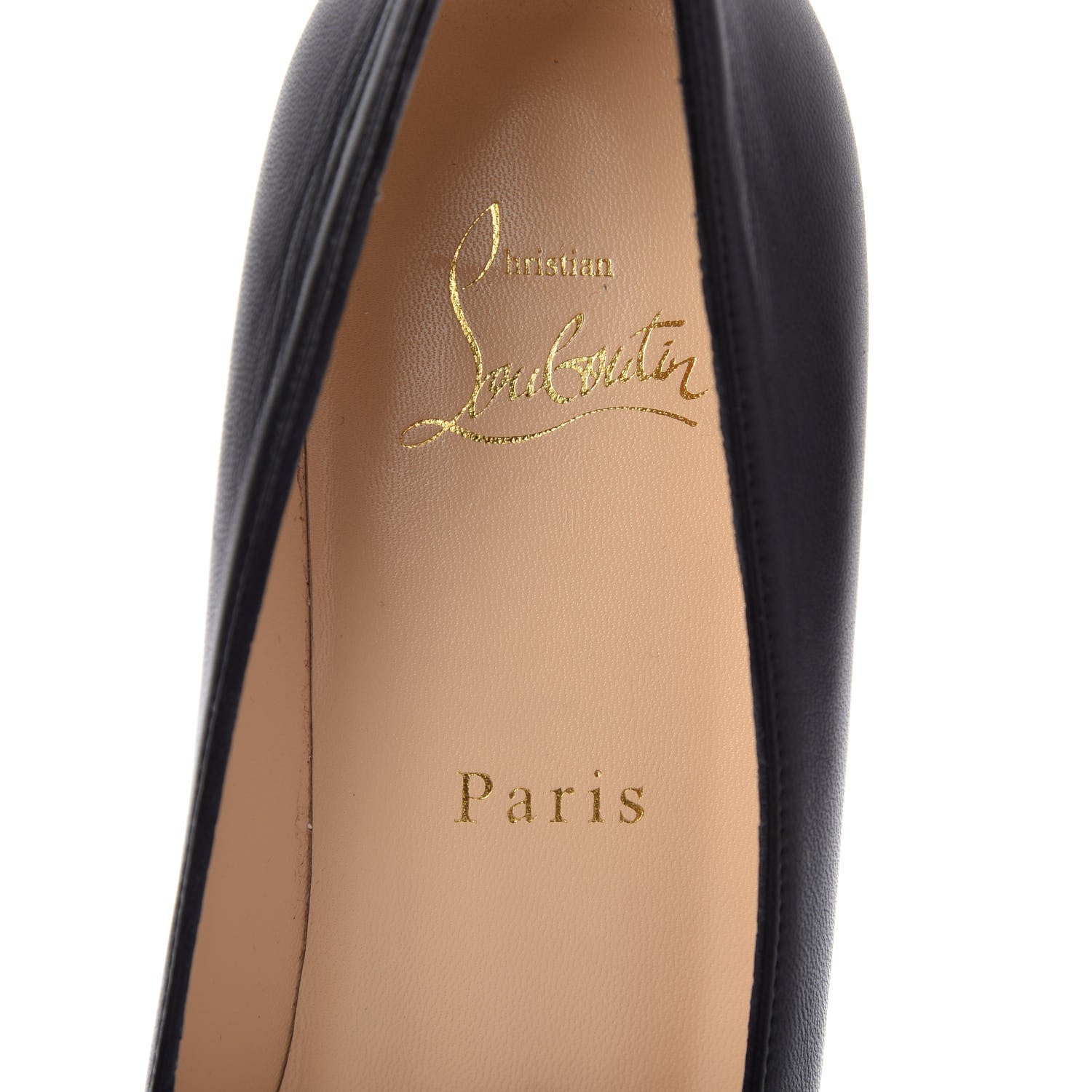 Christian Louboutin Nappa Kabetts 100 Pumps 39.5 Black Lucido 7 of 8
