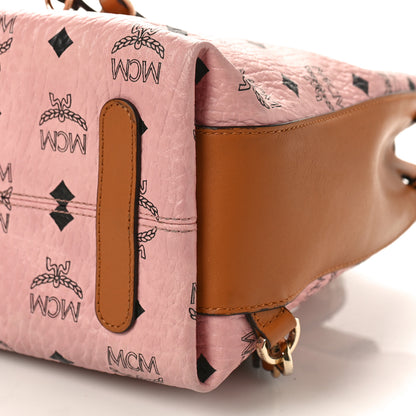 MCM Visetos Small Essential Backpack Soft Pink 9 of 15