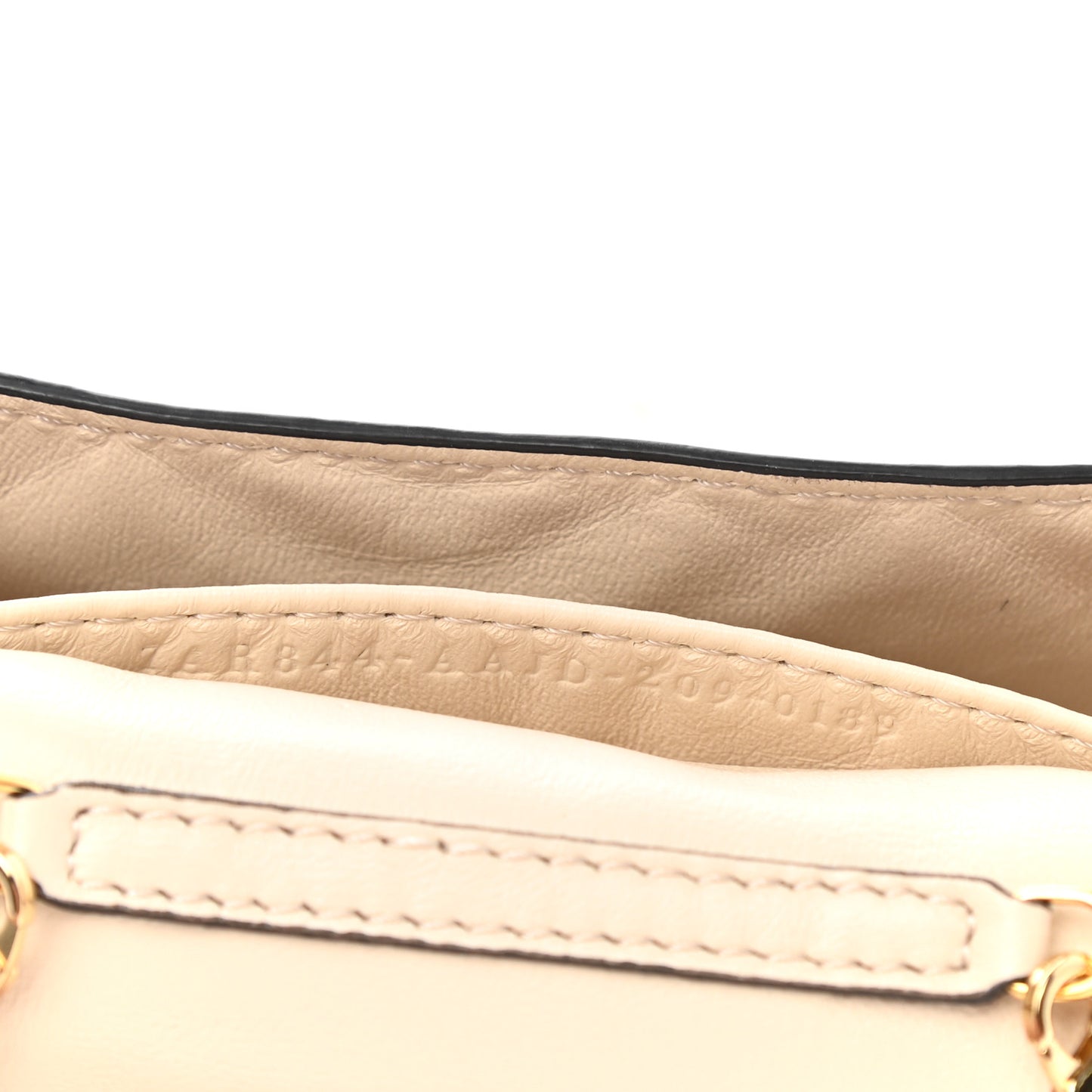 Nappa Matisse FF Embossed Nano Baguette Charm Pool