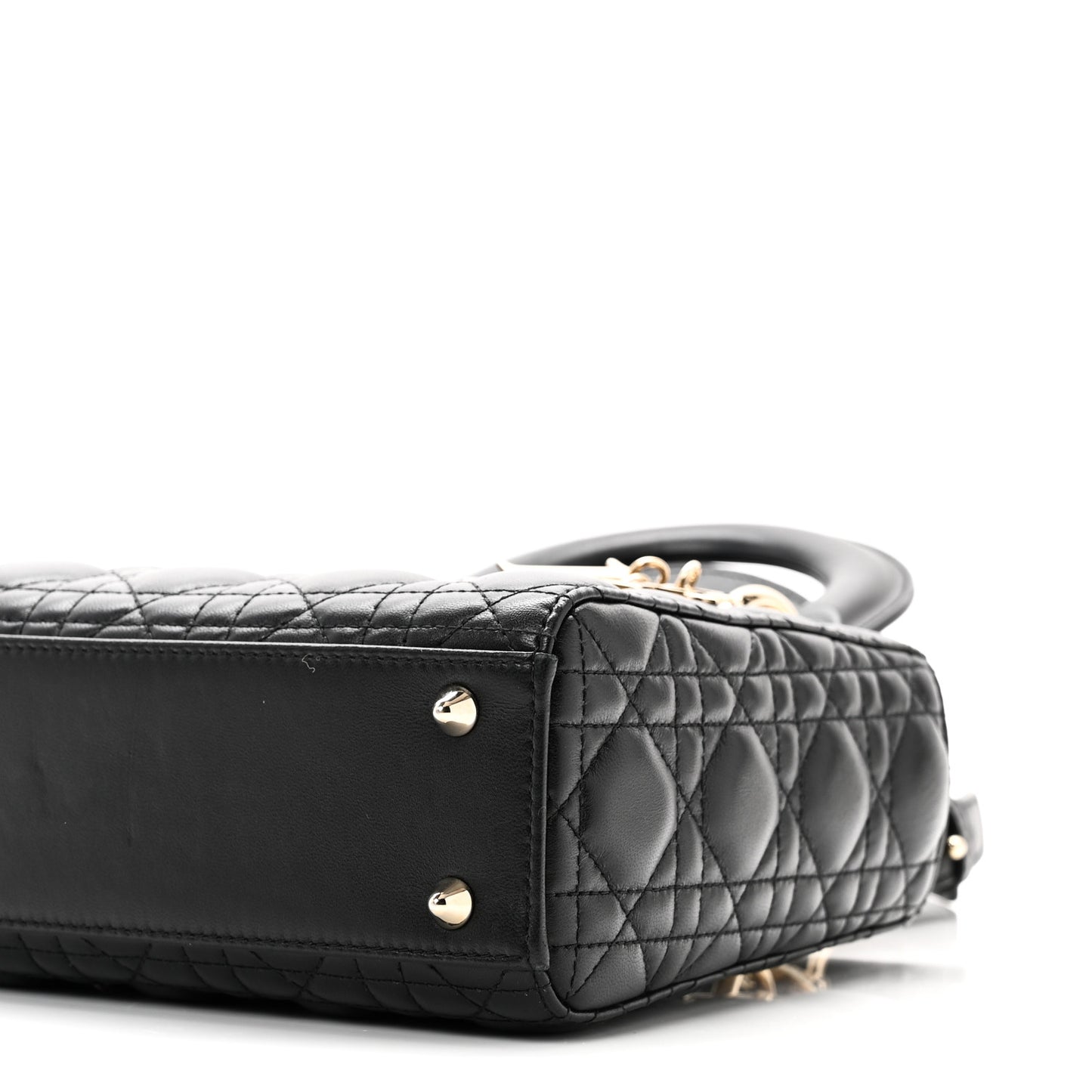 Lambskin Cannage Small My ABCDior Lady Dior Black