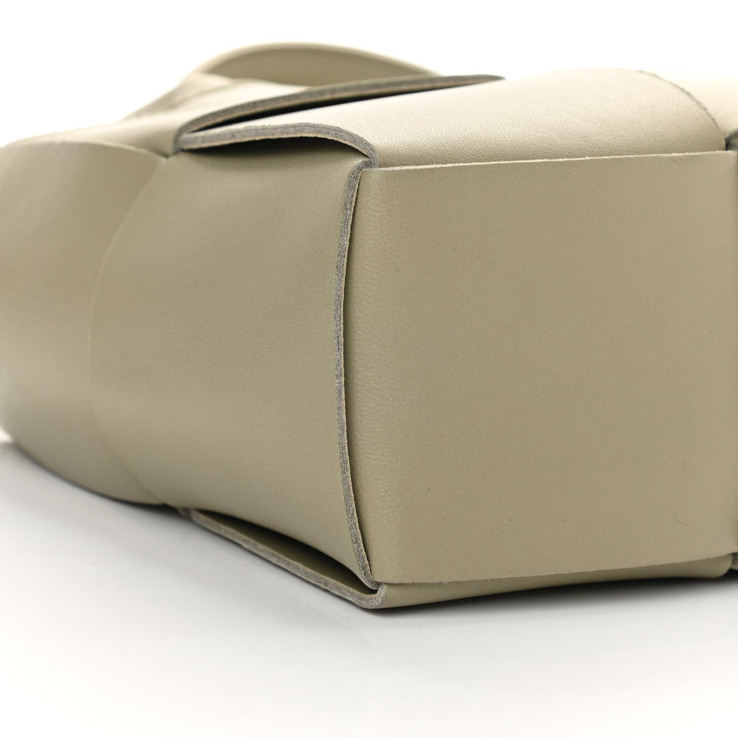 Nappa Maxi Intreccio Mini Arco Tote Taupe