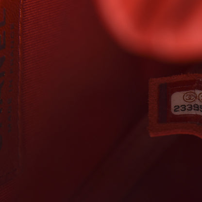 Chanel Lambskin Quilted Small CC Chain Drawstring Bucket Bag Red 8 of 9