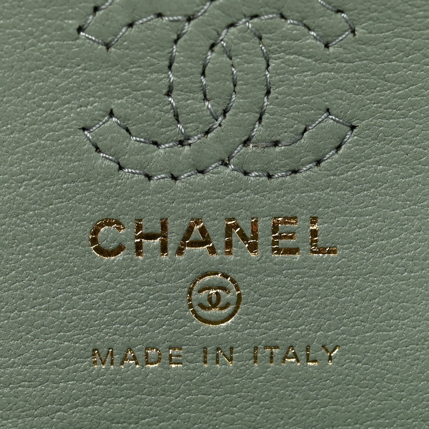 Chanel Lambskin Quilted Mini Flap Bag Charm With Hook Light Green 6 of 10