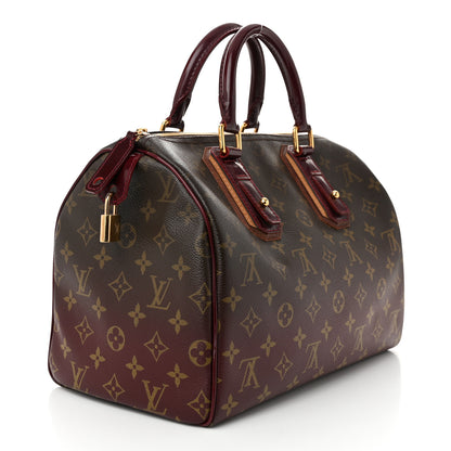 Louis Vuitton Monogram Mirage Speedy 30 Bordeaux 3 of 9