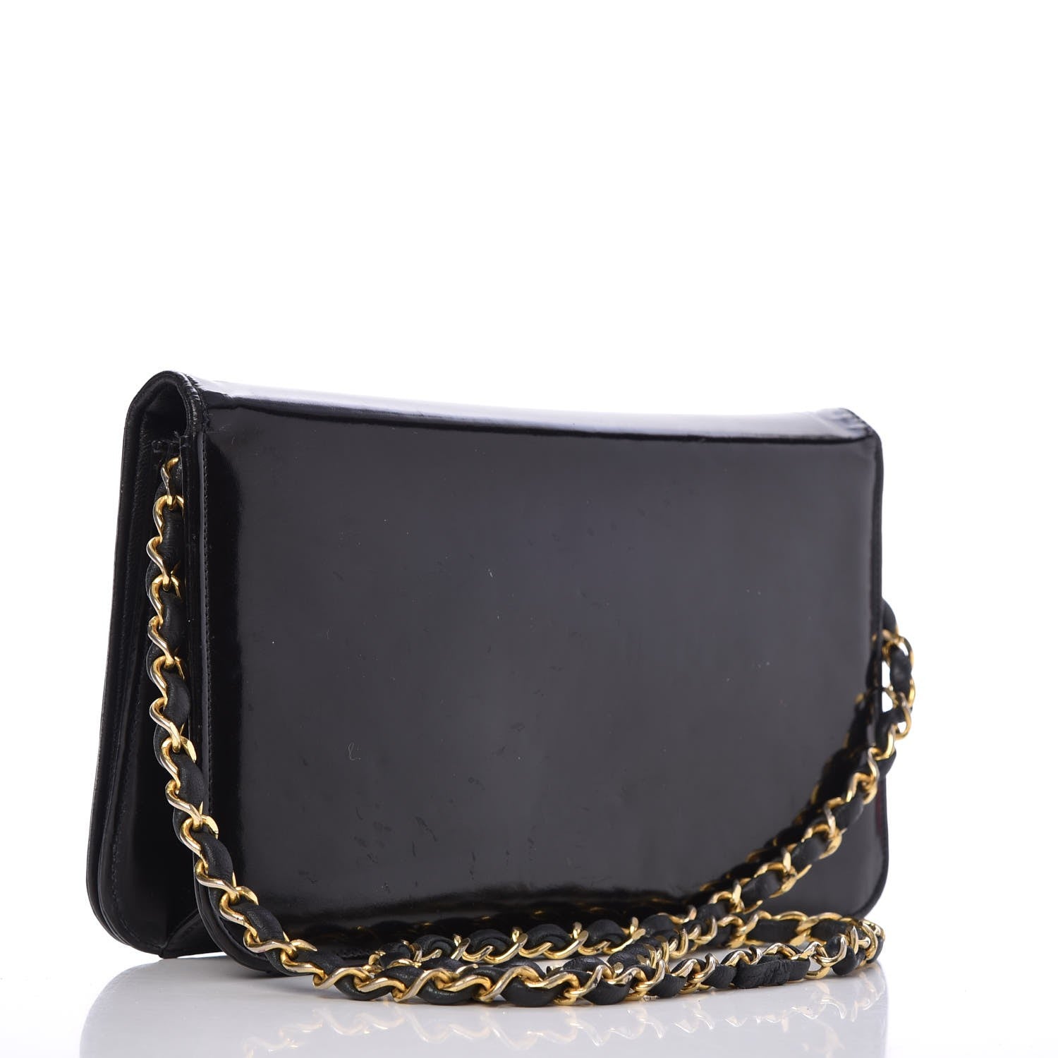 Chanel Patent Small Single Flap Black 3 of 18