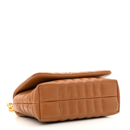 Burberry Lambskin Quilted Mini Lola Bag Maple Brown 4 of 8
