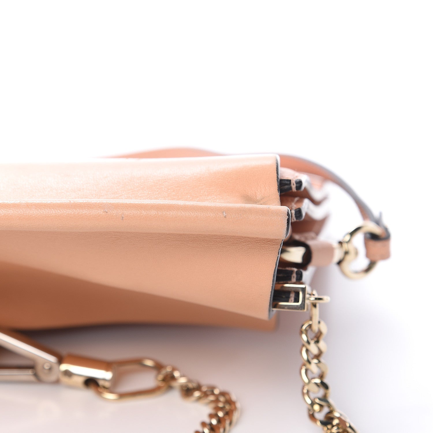 Chloe Calfskin Lambskin Medium Faye Shoulder Bag Rose Quartz 12 of 12