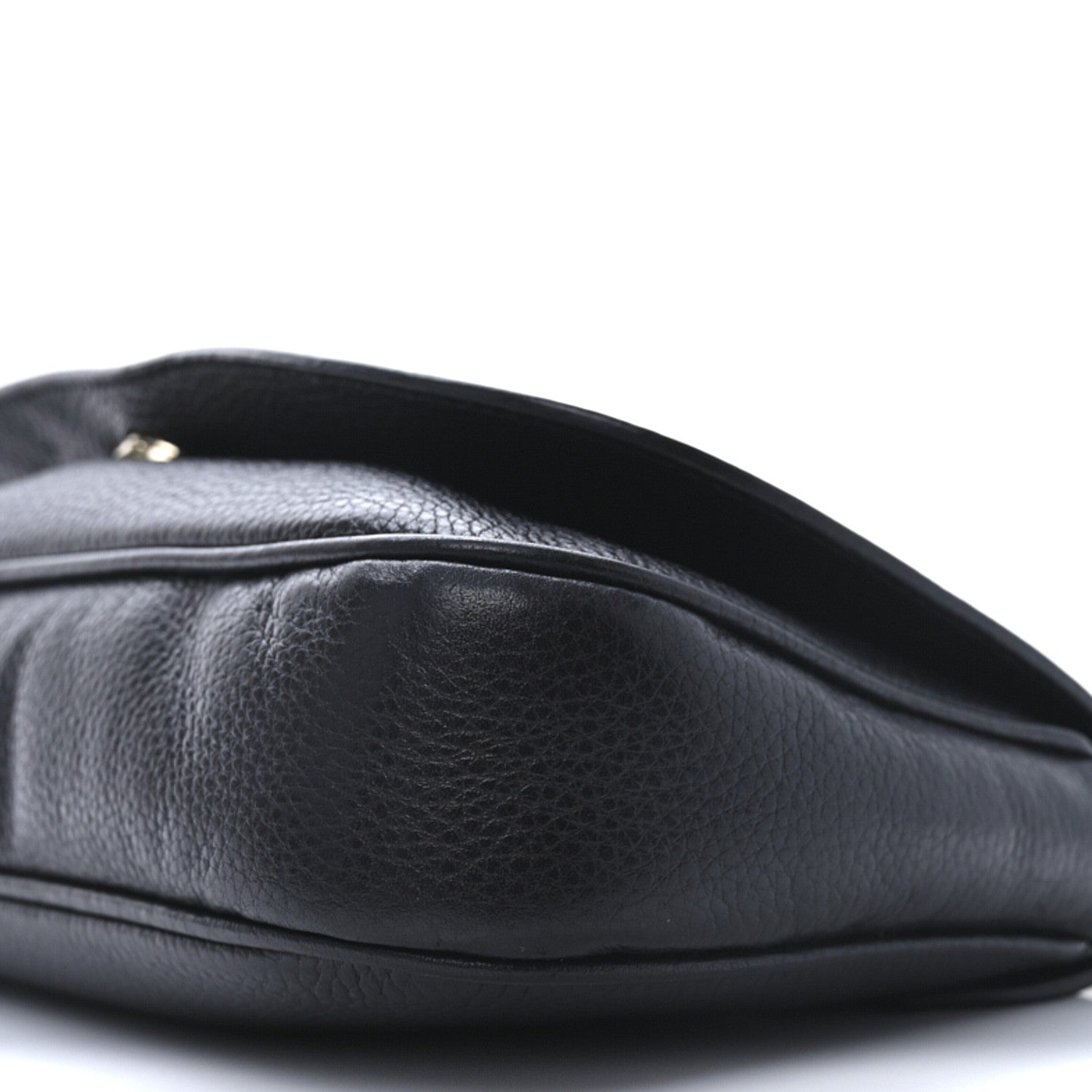 Gucci Pebbled Calfskin Medium Soho Flap Crossbody Black 9 of 9