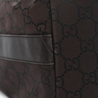 Gucci Nylon Monogram Extra Large Hobo Dark Brown 15 of 16