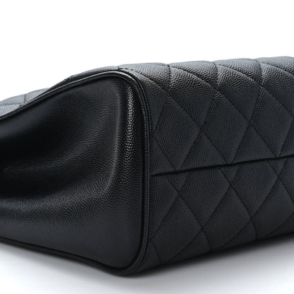 Chanel Caviar Quilted In Out Flap Shopping Tote Black 10 of 10