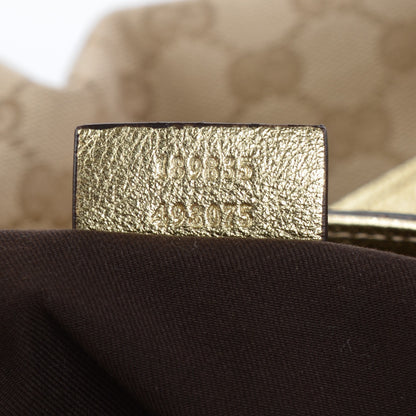 Gucci Monogram Large D Gold Hobo Metallic Gold 7 of 9