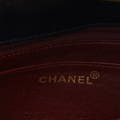 Chanel Lambskin Vertical Quilted Medium Single Flap Navy 6 of 15