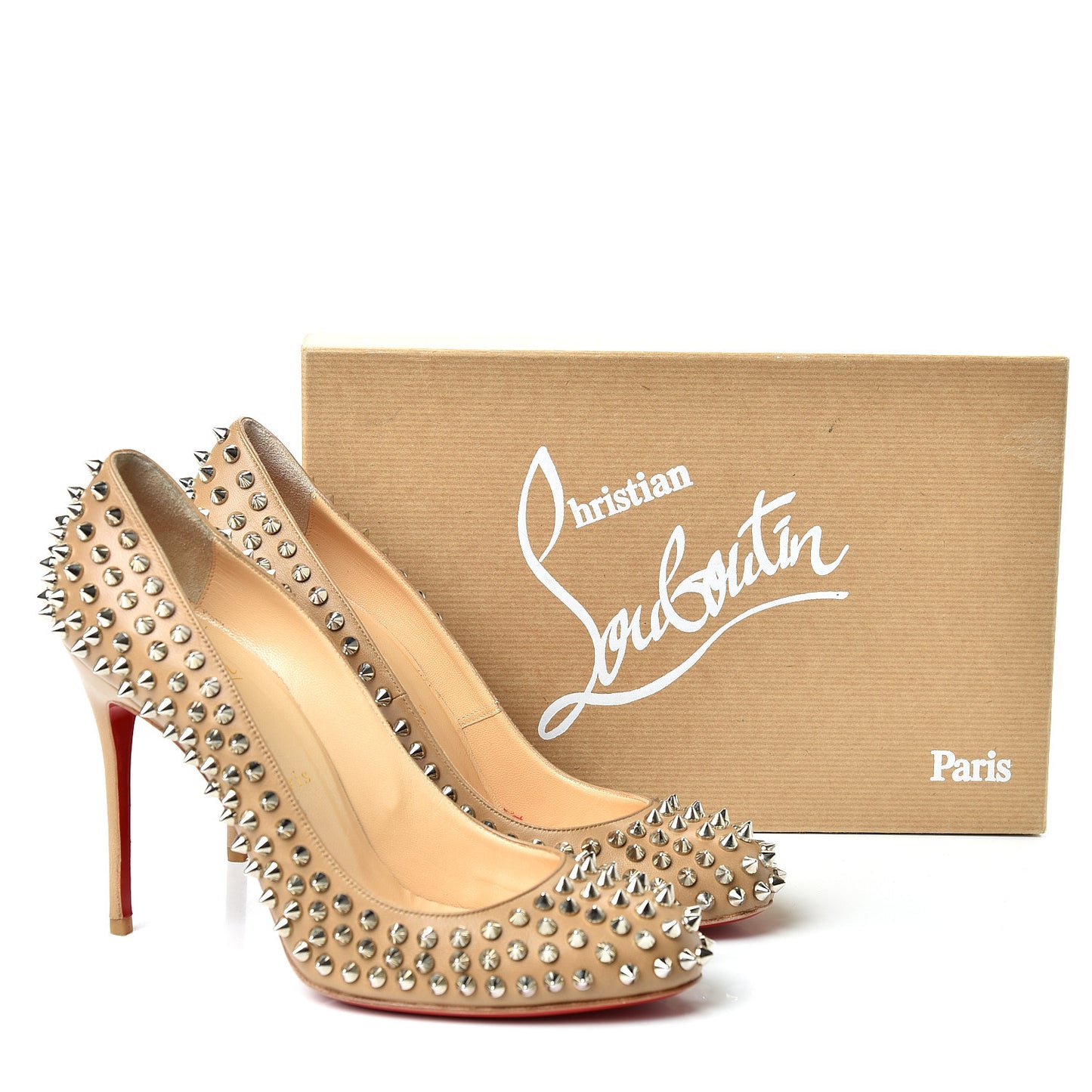 Nappa Fifi Spikes 100 Pumps 40 Corde Silver