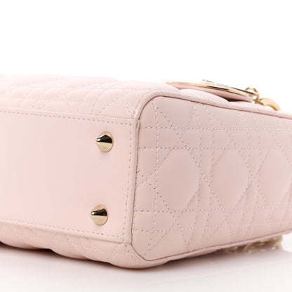 Christian Dior Lambskin Cannage Small My ABCDior Lady Dior Pink 11 of 15