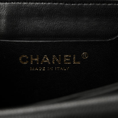 Chanel Caviar Quilted Mini Top Handle Flap Black 6 of 10