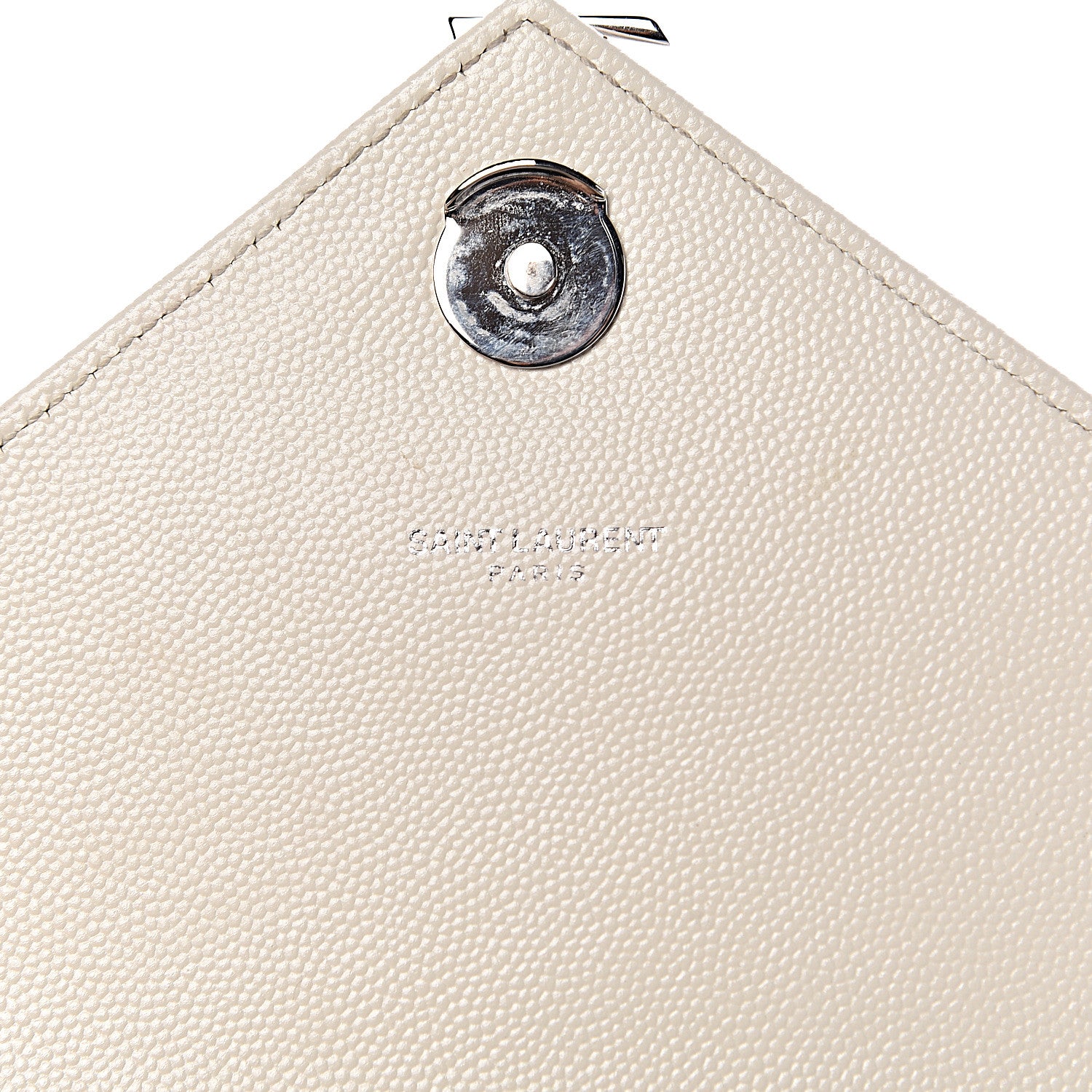 Saint Laurent Grain De Poudre Textured Mixed Matelasse Medium Triquilt Monogram Satchel Porcellana 7 of 18