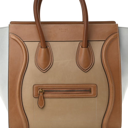 Celine Smooth Calfskin Suede Mini Tri-Color Luggage 7 of 9