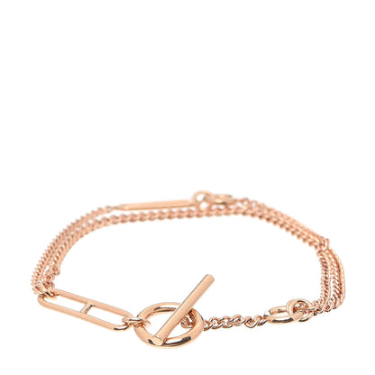 Hermes 18K Rose Gold Echappee Bracelet SH 3 of 5