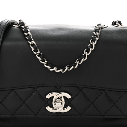 Chanel Calfskin Mini Tramezzo Flap Black 8 of 13