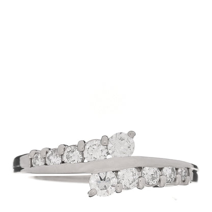 Parker & West by FASHIONPHILE Platinum Diamond .50ct Band Ring 52 6 1 of 5