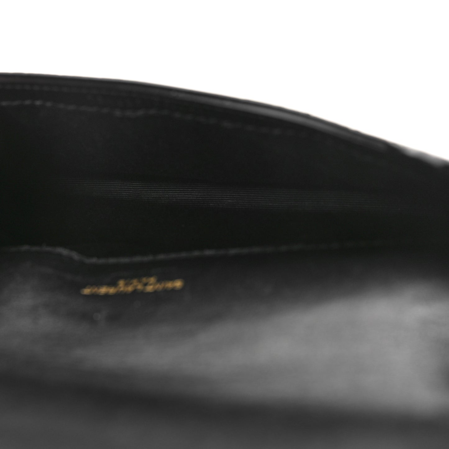 Crocodile Embossed Monogram Phone Holder Crossbody Black
