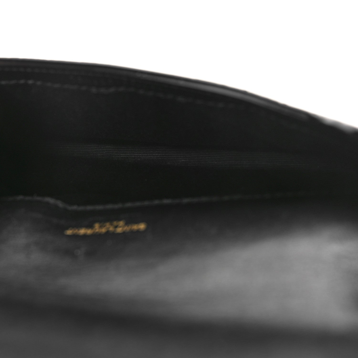 Saint Laurent Crocodile Embossed Monogram Phone Holder Crossbody Black 5 of 9