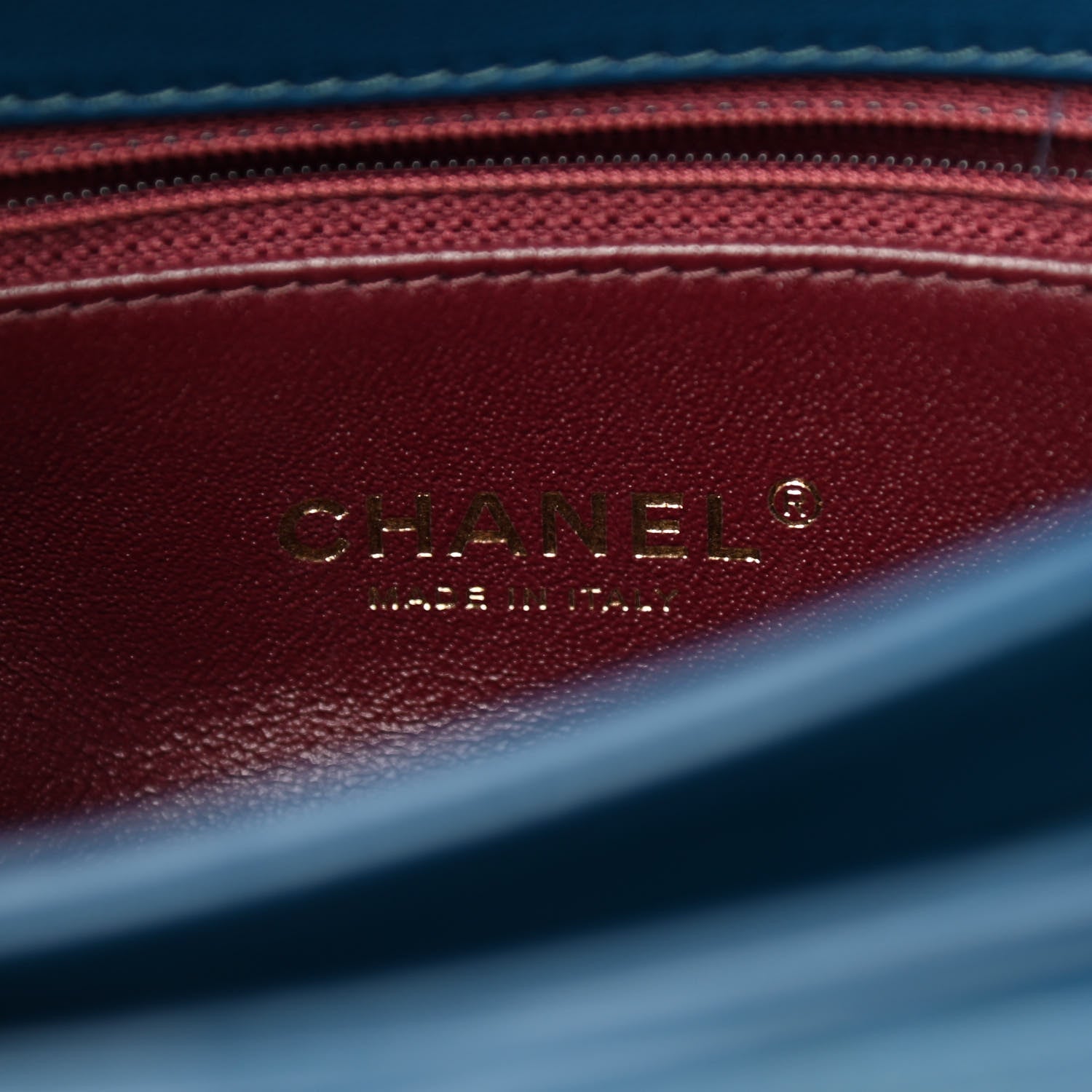 Chanel Lambskin Quilted Small Trendy CC Flap Dual Handle Bag Blue 6 of 10