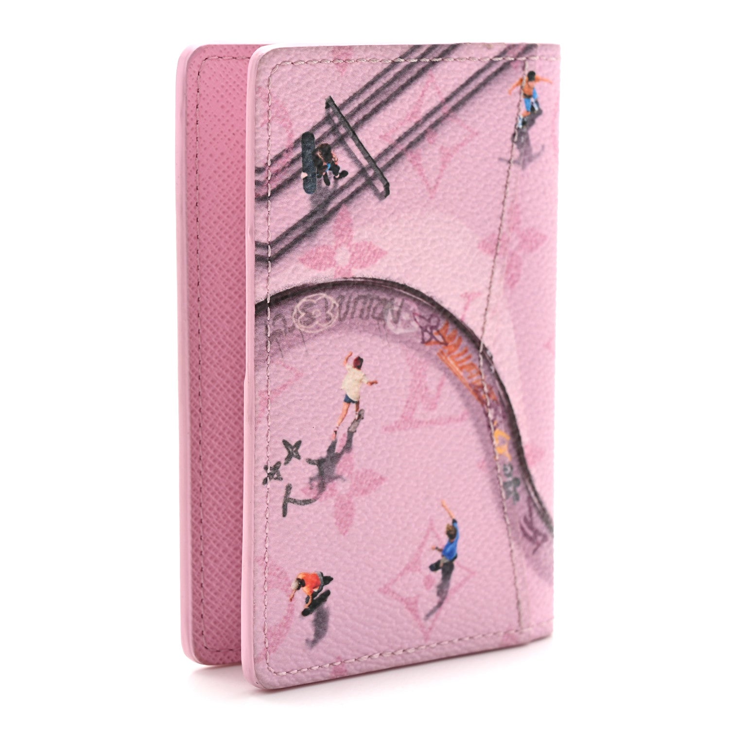Louis Vuitton Monogram Sports Pocket Organizer Skateboard Pink 3 of 7