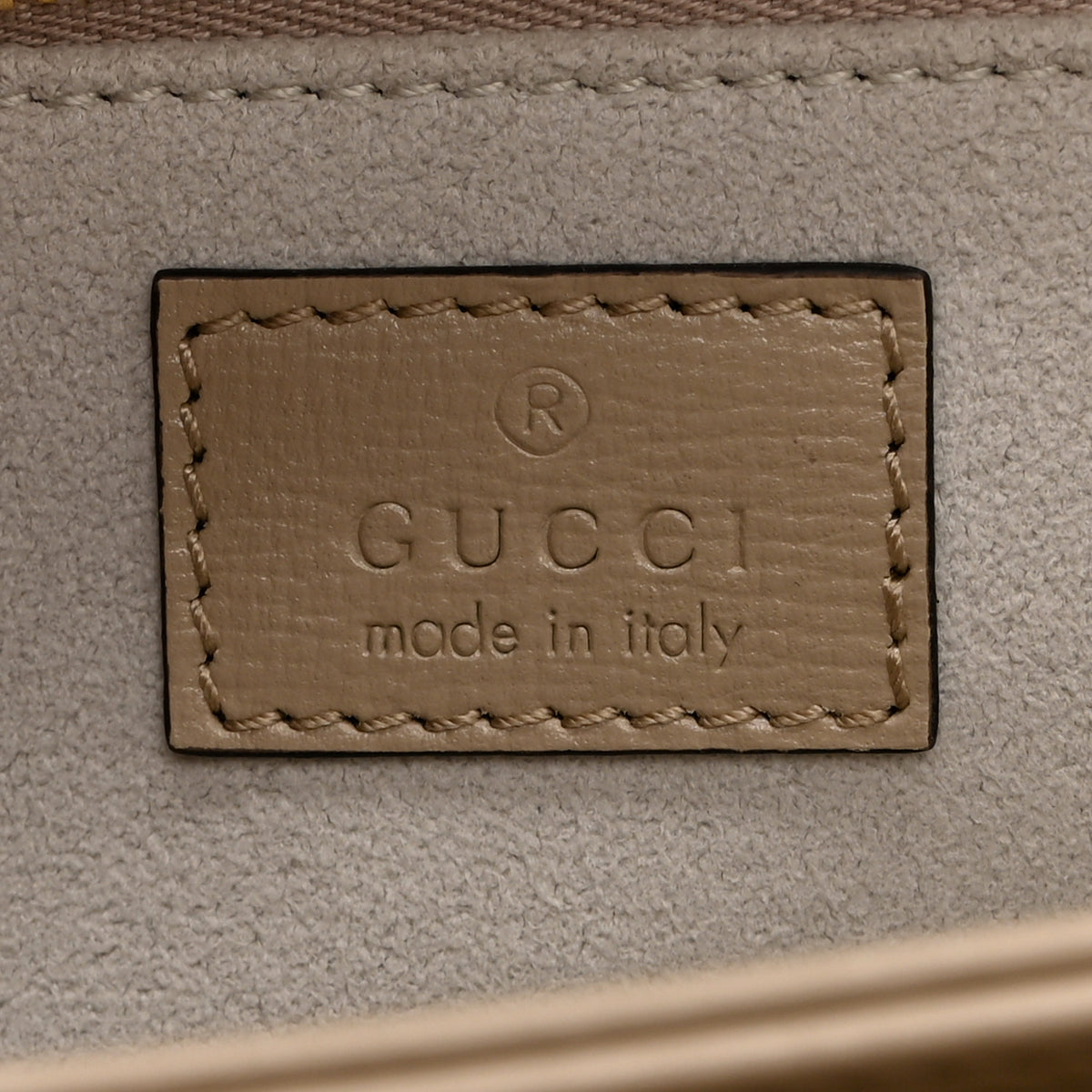 Gucci Azalea Calfskin Horsebit 1955 Shoulder Bag  Oatmeal 6 of 11