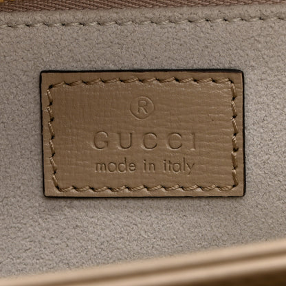 Gucci Azalea Calfskin Horsebit 1955 Shoulder Bag  Oatmeal 6 of 11