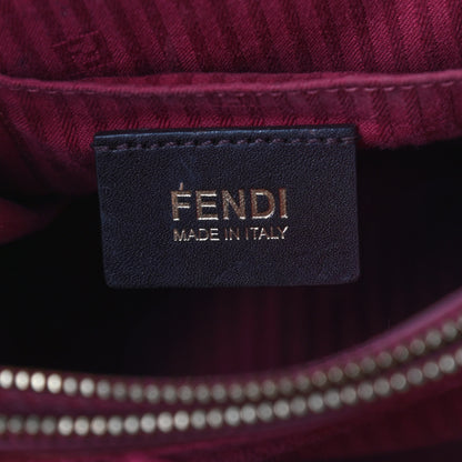 Fendi Vitello Elite Regular 2Jours Tote Rosso Scuro Ciliegia 5 of 11