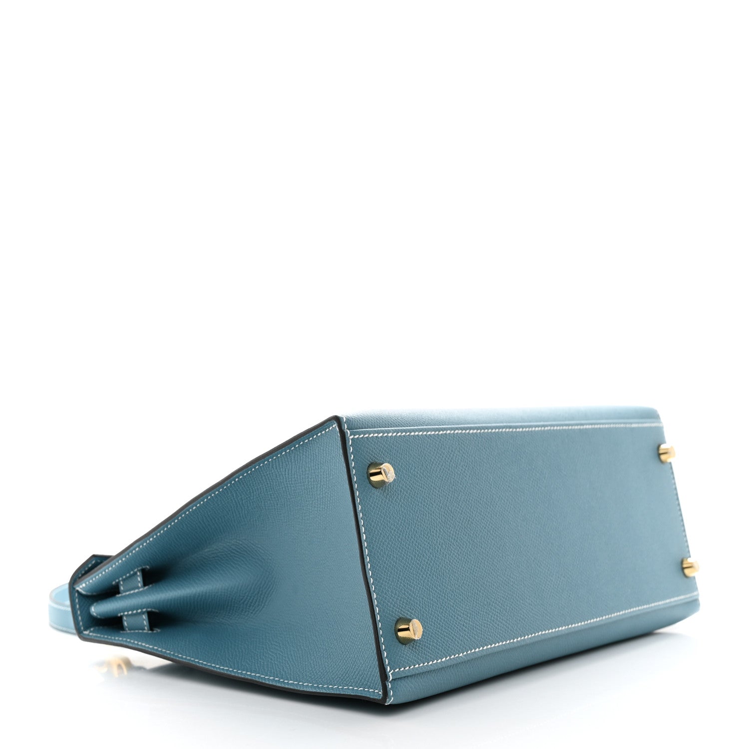 Hermes Epsom Kelly Sellier 28 New Blue Jean 4 of 15