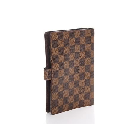 Louis Vuitton Damier Ebene Medium Ring Agenda Cover 3 of 8