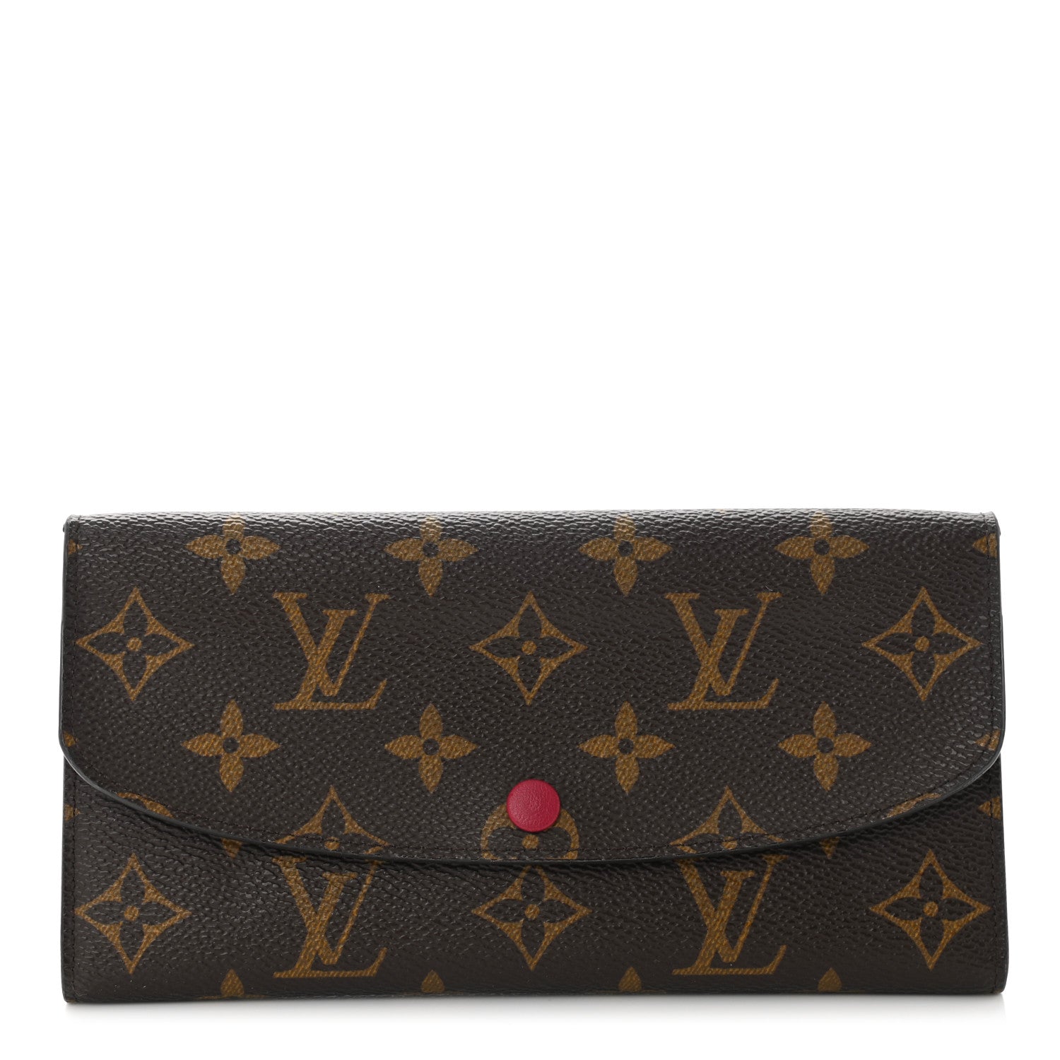 Louis Vuitton Monogram Emilie Wallet Fuchsia 1 of 9