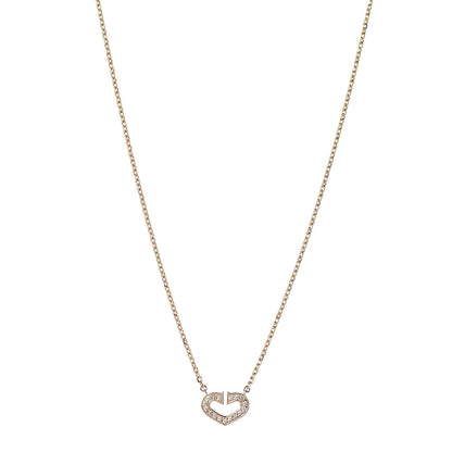 Cartier 18K Yellow Gold Diamond Hearts And Symbols Pendant Necklace 1 of 6