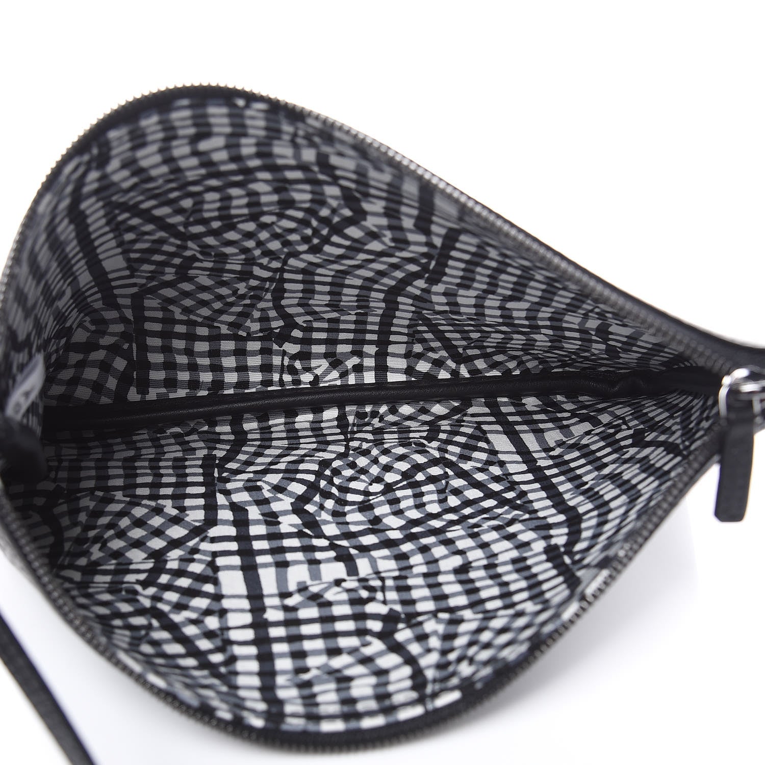 MCM Visetos Liz Shopper Tote Pouch Black 5 of 8