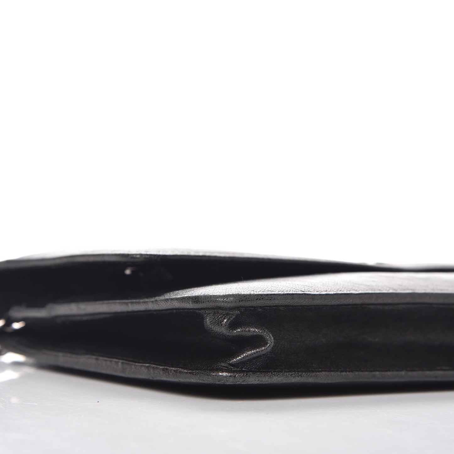 Goatskin Wallet on Chain WOC Black