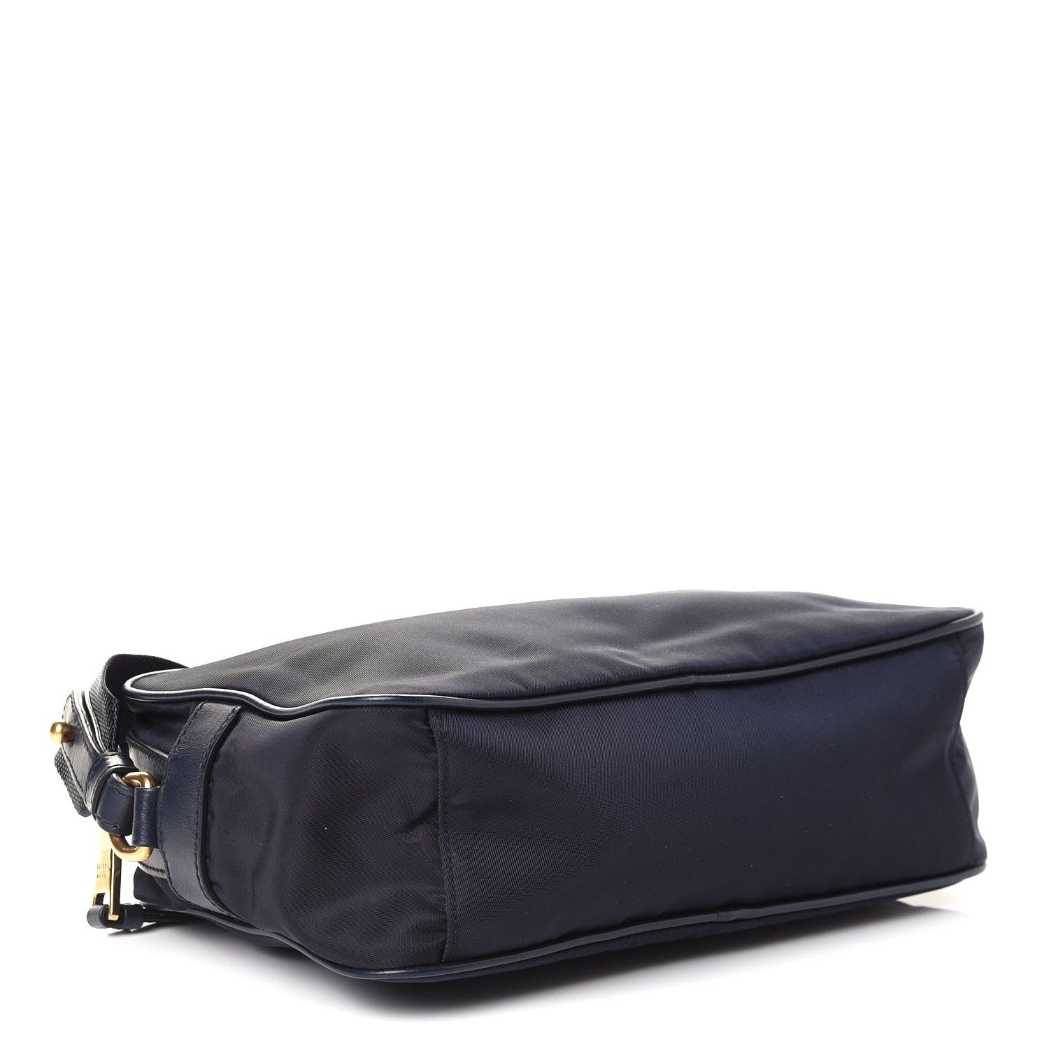 Prada Tessuto Nylon Soft Calf Camera Bag Baltico 5 of 8