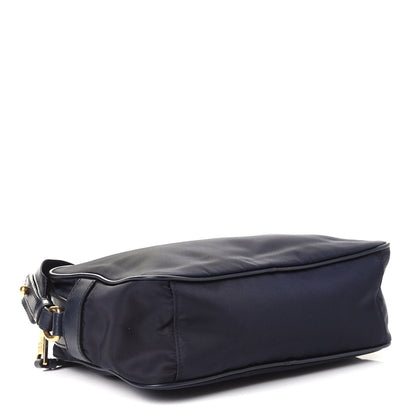 Prada Tessuto Nylon Soft Calf Camera Bag Baltico 5 of 8