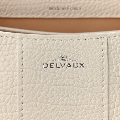 Delvaux Grained Calfskin Mini Brillant Satchel Ivory 6 of 8