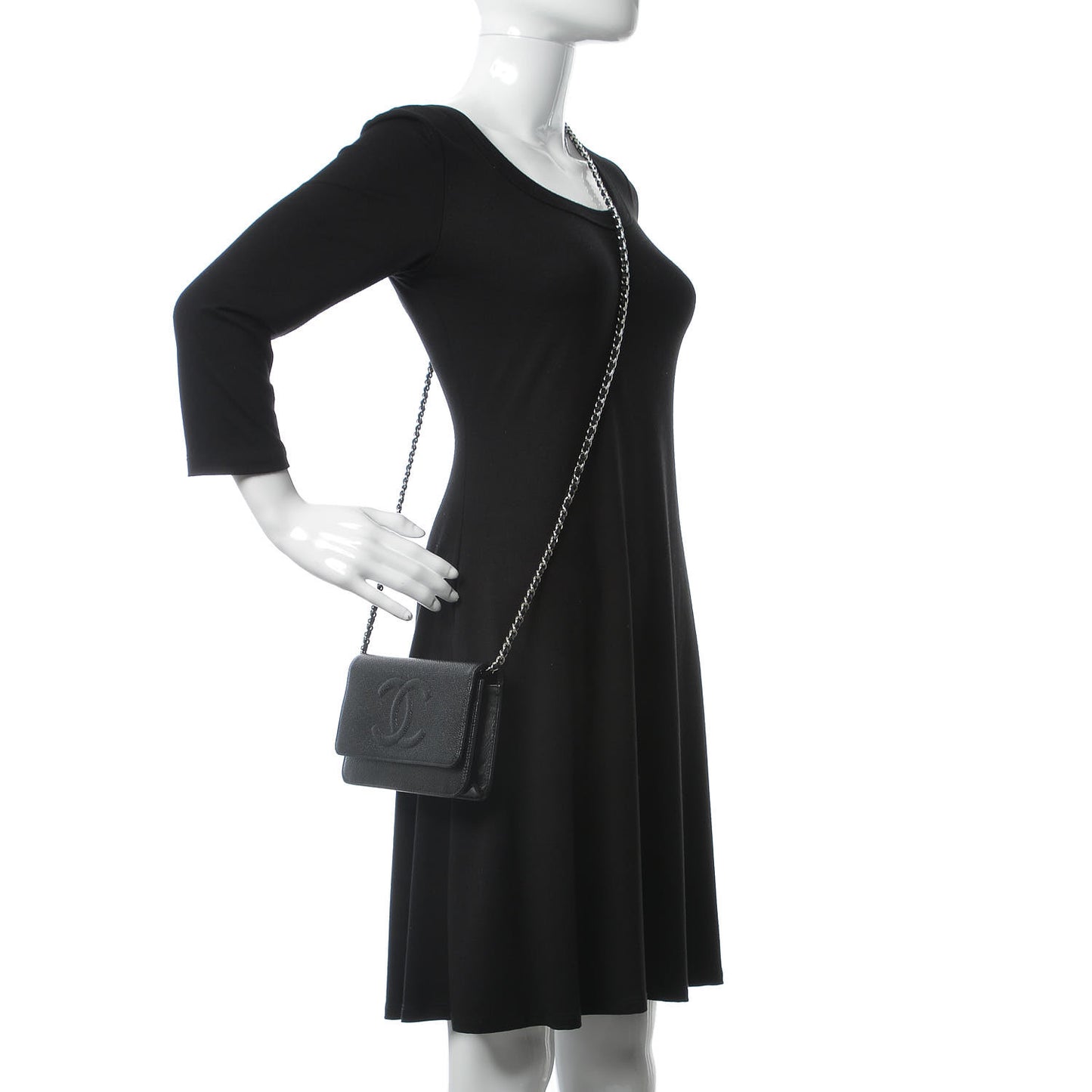 Caviar Timeless CC Wallet On Chain WOC Black