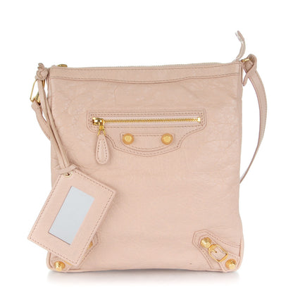 Balenciaga Agneau Giant 12 Gold Hardware Flat Crossbody Rose Aubepine 1 of 8