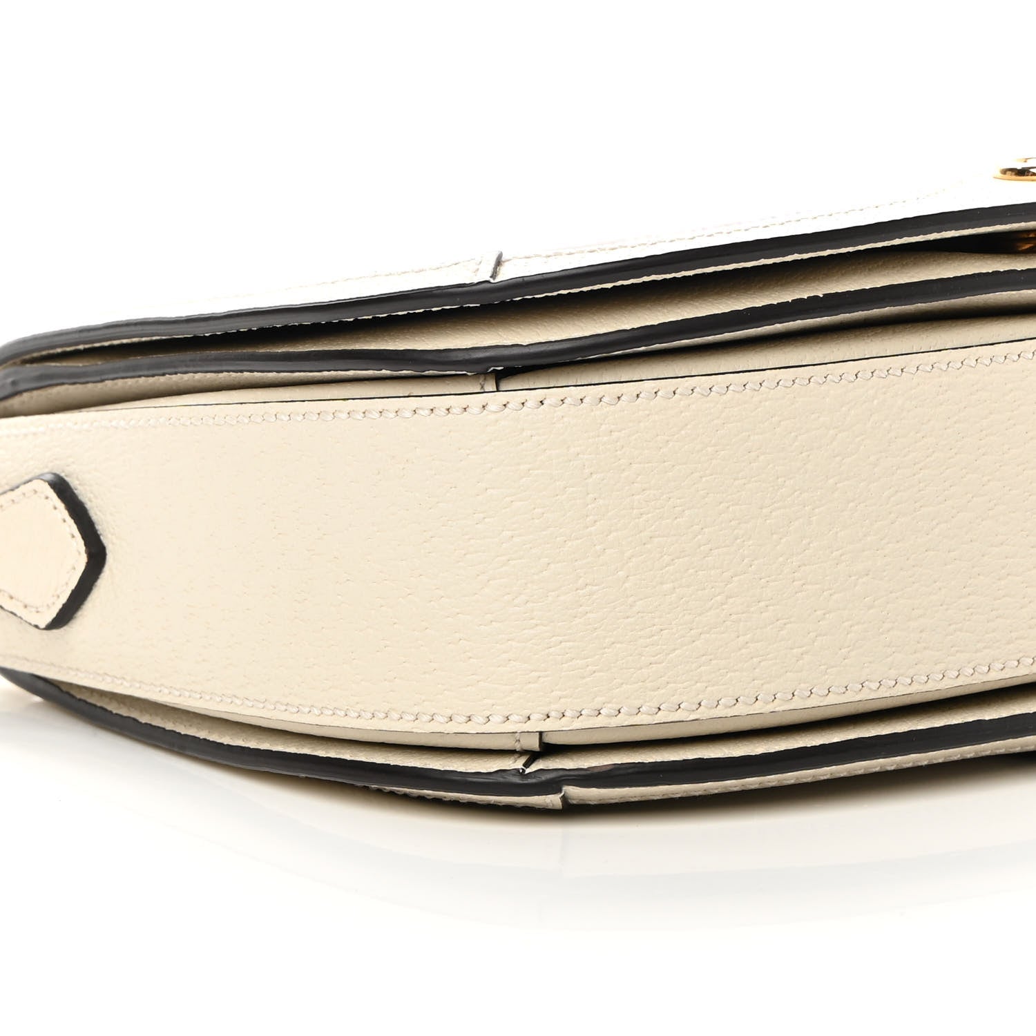 Gucci Textured Calfskin Small Ophidia Flap Messenger Bag Mystic White 9 of 12