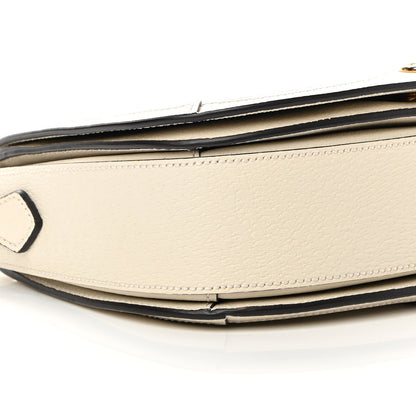 Gucci Textured Calfskin Small Ophidia Flap Messenger Bag Mystic White 9 of 12